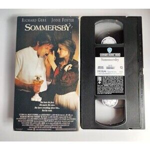 Sommersby VHS Movie 1993 Romance Drama PG 13 Richard Gere Jodie Foster